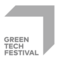 El logo de Green Tech Festival en gris